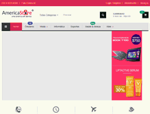 Tablet Screenshot of americastore.com.br